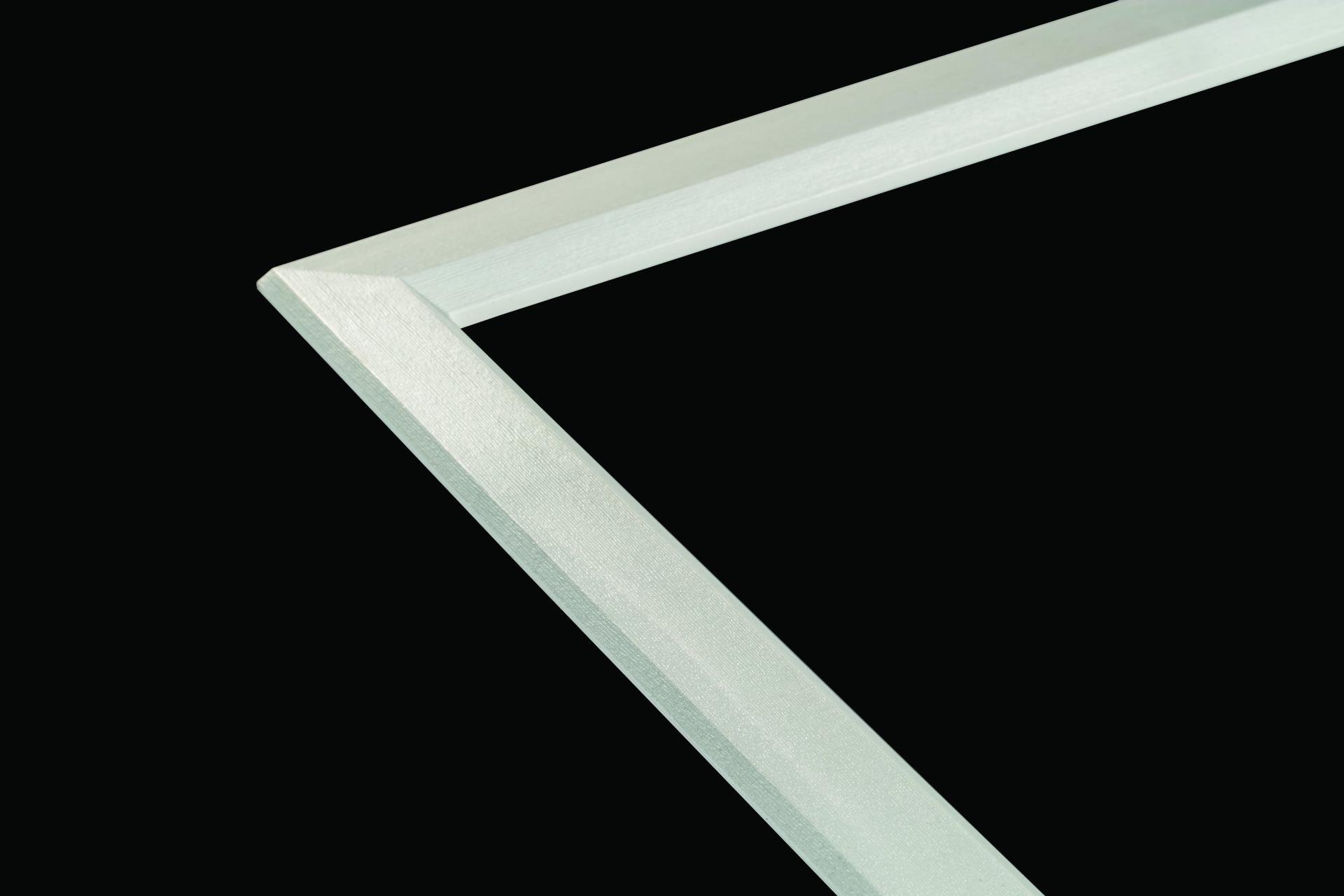 ODL 1-Lite Clear Glass 20 in. x 36 in. x 1 in. with White Frame Replacement Glass Panel 312505